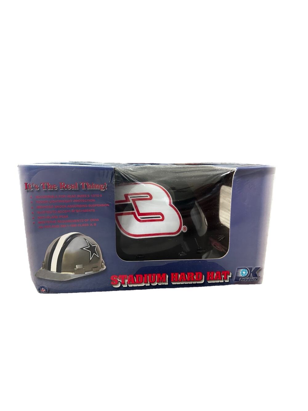 Vintage New PK Products Stadium Hard Hat Dale Earnhardt Sr. #3 NIP